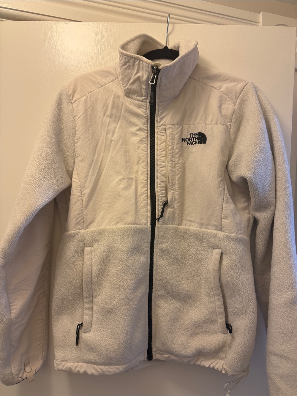 The North Face Cream Teddy Fleece Jacket